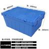 China Best Quality Heavy Duty Recyclable Plastic Storage With Lid Tote Box Attached Lid Container For Sale Heavy Duty Plastic Storage Attached Lid Containers Plastic Storage Moving Box wholesale