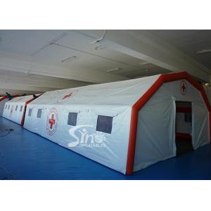 China Custom Design Portable Inflatable Medical Tent For Emergency Hospital Or Shelter With Removable Door And Window supplier