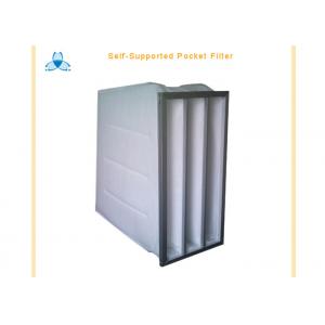 China Air Handling Unit AHU System Bag Air Filters With High Dust Capacity , 5 Pockets supplier
