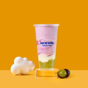 China Grape Fruit Bubble Tea Franchise Probiotic Refreshing Fruit Tea With Yogurt wholesale