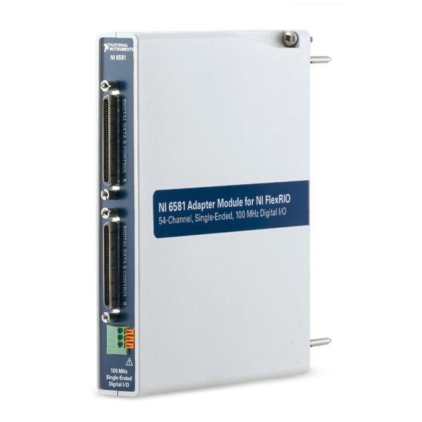 National Instruments NI-6581B Digital I/O Adapter Module with 54 Channels 50 Ohm Termination and 100 Mbits/s Data Rate for FlexRIO
