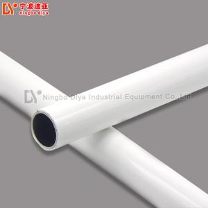 China Binder Od28mm Lean Pe Coated Steel Pipe For Rack Systems supplier