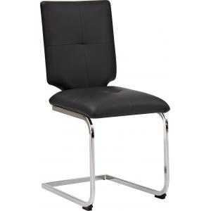 PU Leather Modern Dining Chairs Synthetic Furnishings