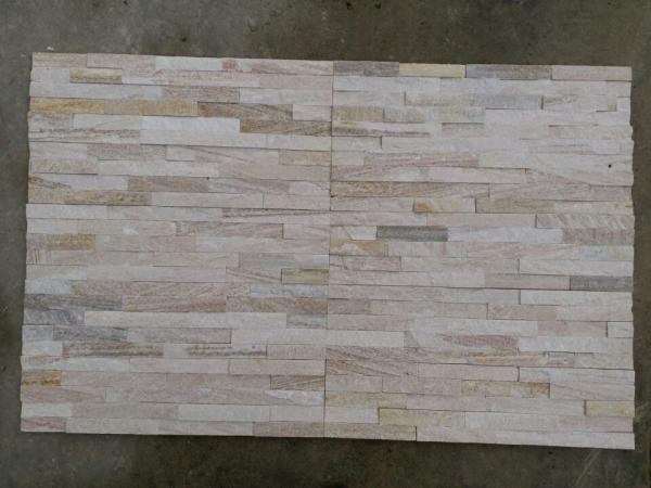 Rusted Natural Quartzite Stone Veneer Wall Cladding For Wall Decoration