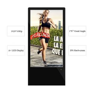 China 43 Inch Floor Standing LCD Advertising Display LED Touch Screen For Indoor Advertising supplier