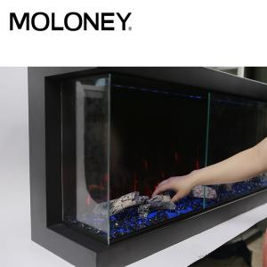 2540mm 100inch Multi Sided Electric Fireplace Realistic Fire Log Set