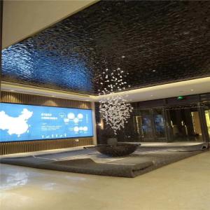 Hot sale mirror reflecting ceiling panel stainless steel water wave shaped  sheet
