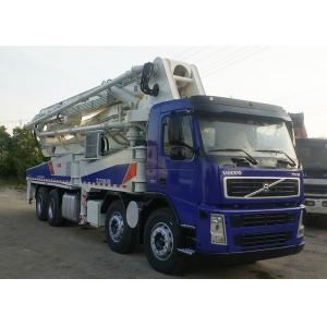 China Truck Mounted 47 Meter Concrete Pump , Refurbished Concrete Pumps Heavy Duty supplier