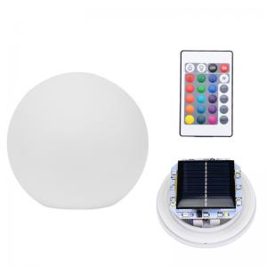 China PE Plastic Glow Ball Light Remote Control Portable For Swimming Pool supplier