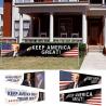 China Polyester Donald Trump 300*50cm Advertising Banner Flags wholesale