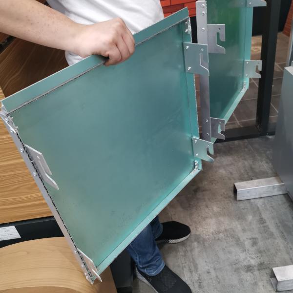 Panel de aluminio compuesto - fácil de instalar con buen aislamiento acústico