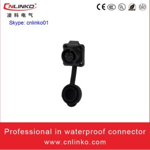 China CNLINKO M12 Power Adapters Plug Socket 2 Pin Extension Wire Metal Circular  DC Connector Waterproof IP68 for Led Lighting wholesale