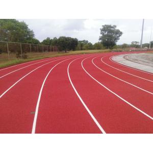 China 400 Meters Full PU Material Athletics Running Track Surface / High School Running Tracks wholesale