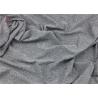 4 Way Stretch Polyester Spandex Single Jersey Melange Fabric For Yoga Leggings