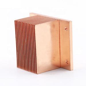 ISO9001 Approved Copper Skived Fin Heat Sink For Industrial Server