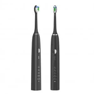 escova de dentes clareando elétrica de 2000mAh IPX8, escova de dentes elétrica do preto de Hanasco