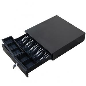 5 Bill 5 Coin 3 Position Lock POS Cash Register Cash Drawer Durable Mental Clip with RJ11 Interface