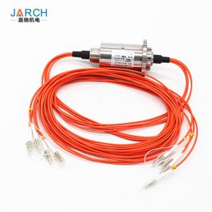 China 4 Channels FORJ slip ring IP65 Fiber Optic Cable Joint With Stainless Steel House supplier