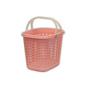 China 35 Litres Hand Shopping Basket Storage Plastic Oval Shape 450×355×375 mm supplier