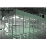 China Durable Softwall Clean Room Steel With Powder Coated Frame And Ceiling For Electronics Factory on sale