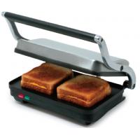 China SS Electric 2 Slice Panini Grill Sandwich Maker Flat Plate For Faster Cooking on sale