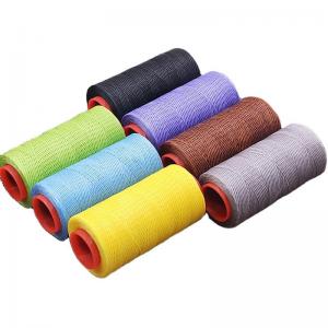Abrasion-Resistant 150D Polyester Sewing Waxed Thread for Leather Hand Stitching Craft
