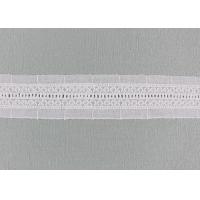 China Flat Cotton Lace Trim With Linear Lace Pattern By The Yard For Garment Designer on sale
