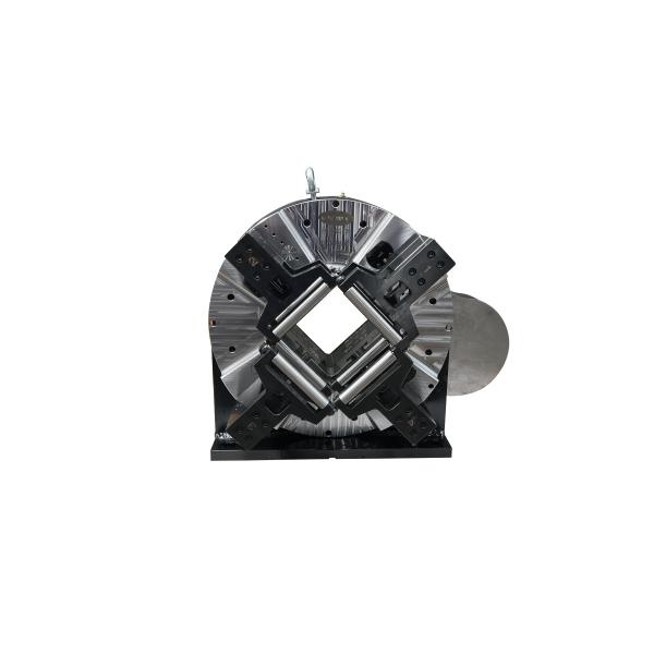 China Double action automatic Laser Pneumatic CNC Rotary Chuck For Pipe Cutting