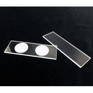 China Clear 99.99% Machining Quartz Glass Ground Edge Xrd Medical Microscope Slide supplier