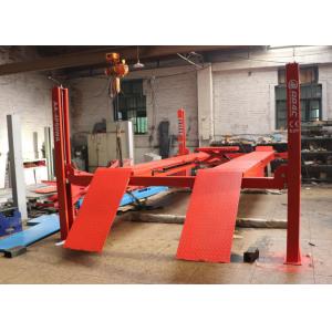 China Hydraulic 4 Post Car Lift For Alignment 4.0T Four Post Automotive Lift With Jack Beam supplier