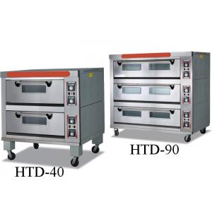 China Bakeries Commercial Electric Gas Deck Oven With Steam / 2 - 9 Trays supplier