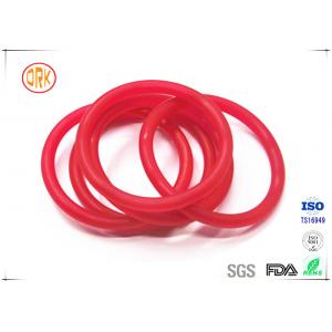 Red Acid Resistance Ageing Resistance EPDM Customized O Ring Shape For Chemical