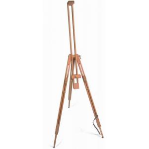 Lightweight Wooden Tripod Easel Tripod Stand , Durable Painting Display Easel For Drawing