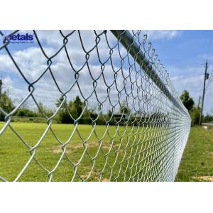 China Galvanized Diamond Mesh Chain Link Mesh Fence 50x50 For Fence supplier