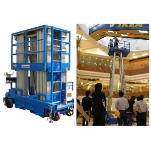 China Big Capacity Aerial Vertical Mast Lift Four Mast 8 Meter For Maintenance Service supplier