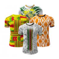 China 2023-2024 Africa Ghana National Team Jersey Cutting-Edge 100% Polyester Fabric on sale