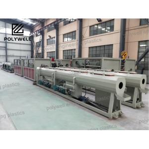 60HZ Plastic Pipe Extruding Machinery Production Line For HDPE LDPE PE