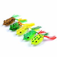 China 5 Colors  5.70CM/14g Frog Lure Mullet Snakehead Fish Bait Longer Shot Fishing Lure on sale