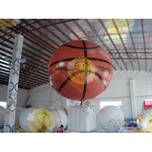 Fire Proof Sporting Inflatable Basketball Giant EN71 With Helium