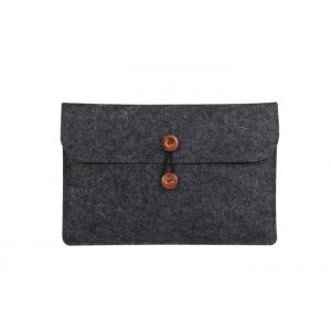 Customizable Ultra Slim Felt Computer Sleeve With Double Storage Space