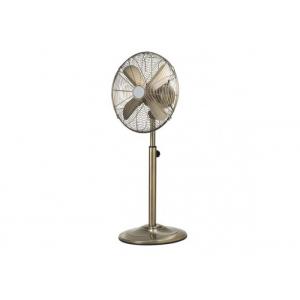 18" 3 Speed Retro Floor Fan 4 Blade Height Adjustable 220V 50Hz VDE Plug