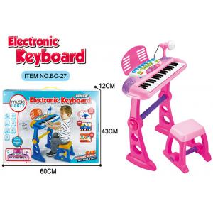 China Small Kids Musical Instrument Toys Piano Sound Keyboard With Mricophone supplier