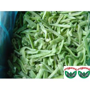 China sell new frozen green pepper strips, frozen green pepper slice supplier