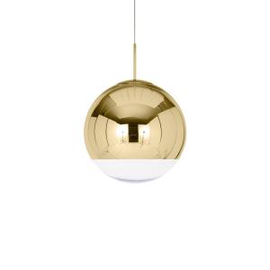 Mirror Ball Gold Chrome Glass Pendant Lights Globe For Kitchen Island