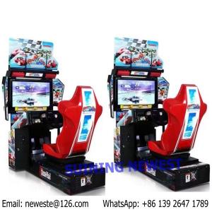 China Amusement Equipment Outrun Coin Operated Video Arcade Machine Driving Simulator Car Racing Games supplier