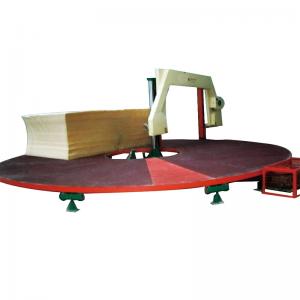 China Round Table Mattress Sponge Cutting Machine Can Cut 3-5 Sponge Block At One Time supplier