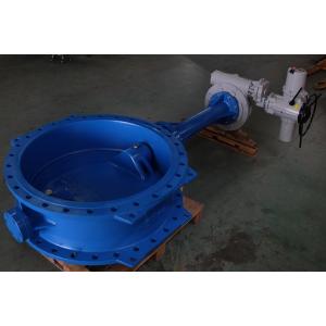 Double Flange Wafer Type Pneumatic Butterfly Valve Actuated
