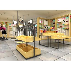 China High Class Underwear Display Stand Racks For Cloth Shop Wood Material supplier