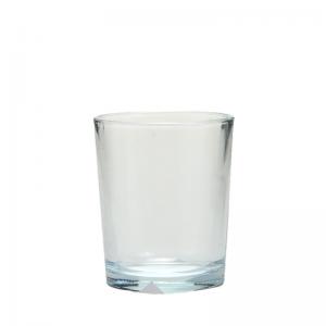 Customized 2.5OZ Floating Glass Tea Light Candle Holders For Wedding