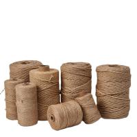 China 1mm-20mm Colored Jute Twine ISO9001 Eco Friendly 6mm Jute Rope on sale